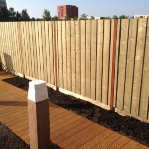 Vuren 21-planks schermen