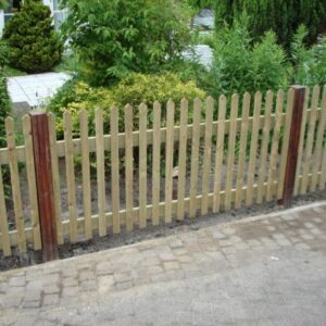 Solide vuren hekwerk met 28x45 latten