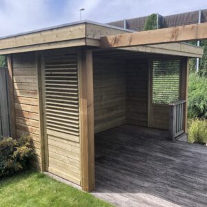 overkapping met shutters