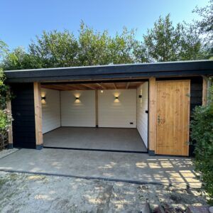 douglas houten tuinkamer met berging